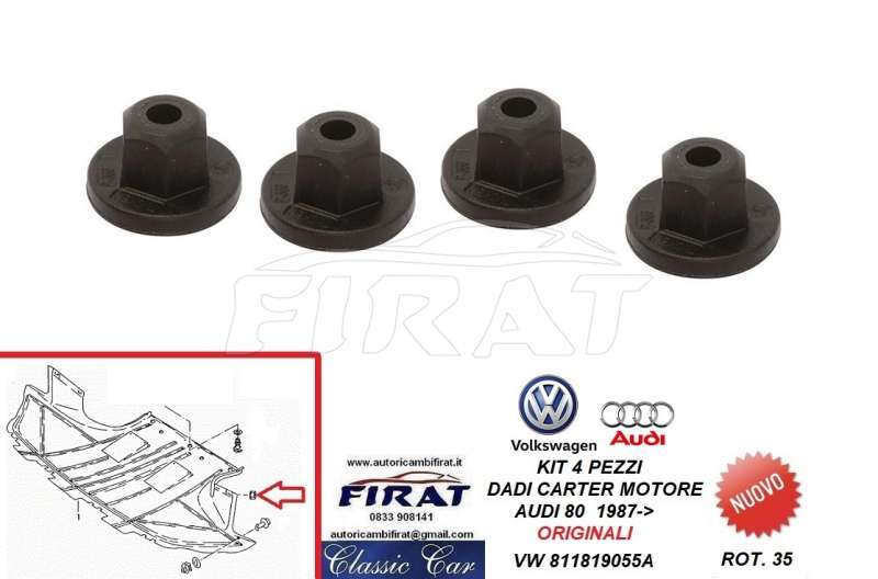 DADI CARTER MOTORE AUDI 80 87 -> (811819055A)
